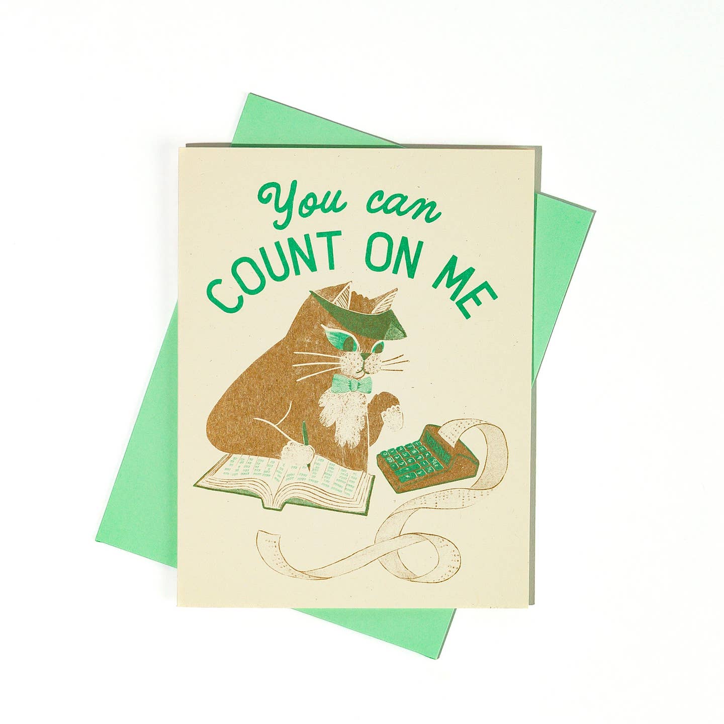 You Can Count On Me - Risograph Card