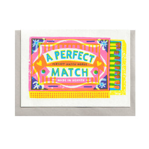 A Perfect Match Made In Heaven Greeting Card