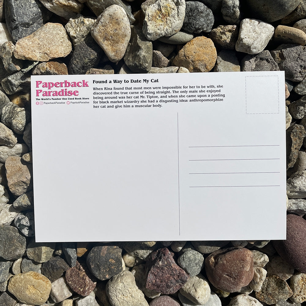 Found A Way To Date My Cat Postcard