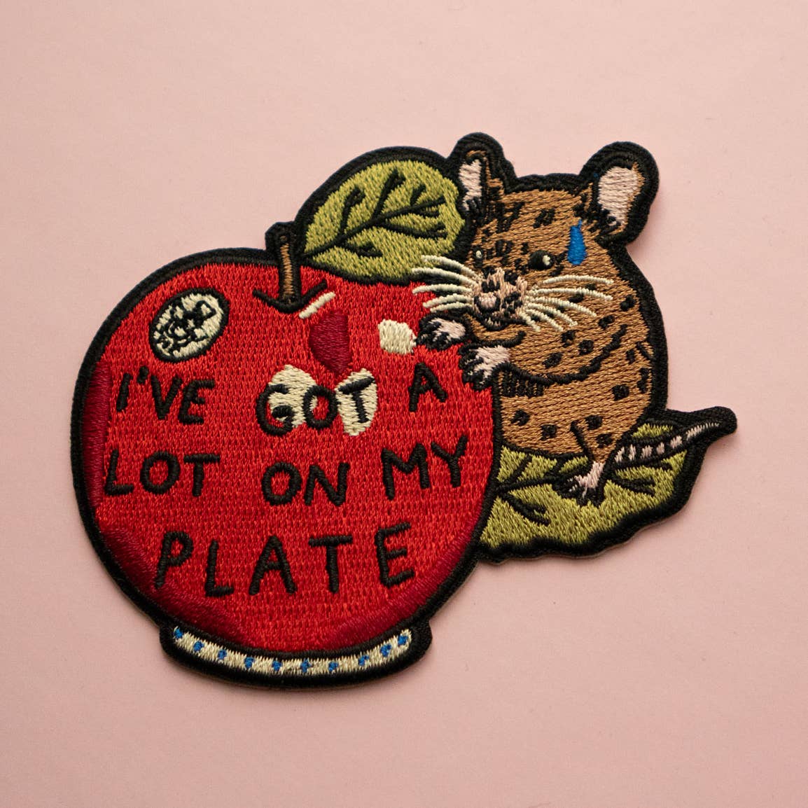 I've Got A Lot On My Plate Sticky Patch