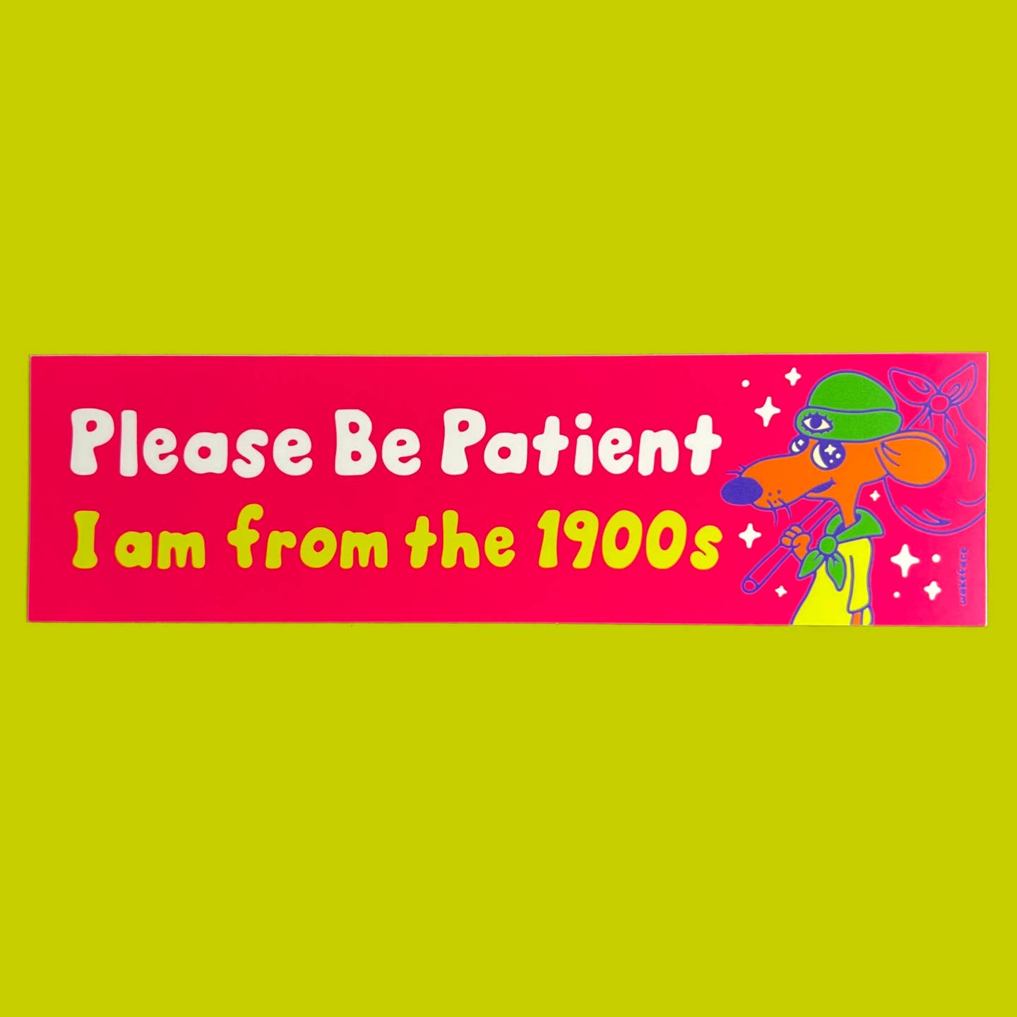 Please Be Patient... Bumper Sticker