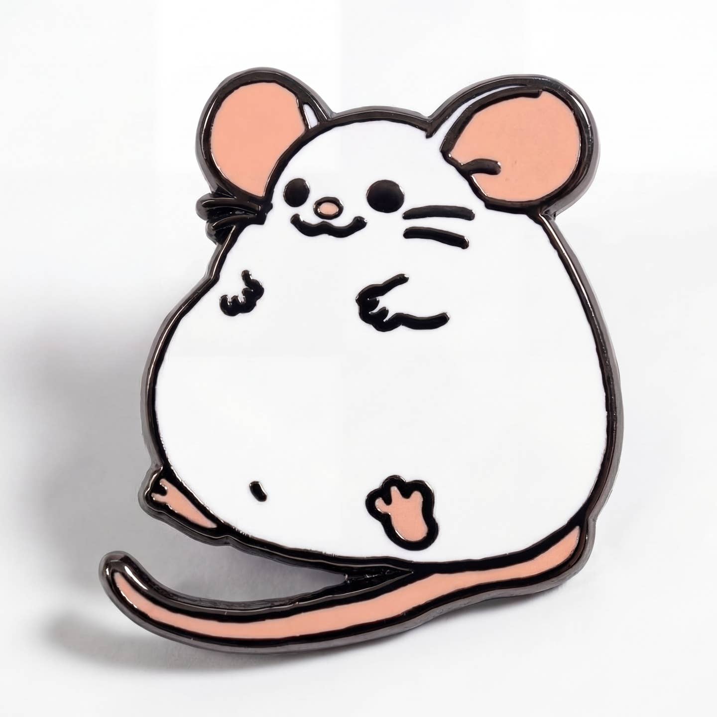 Fat Rat Enamel Pin
