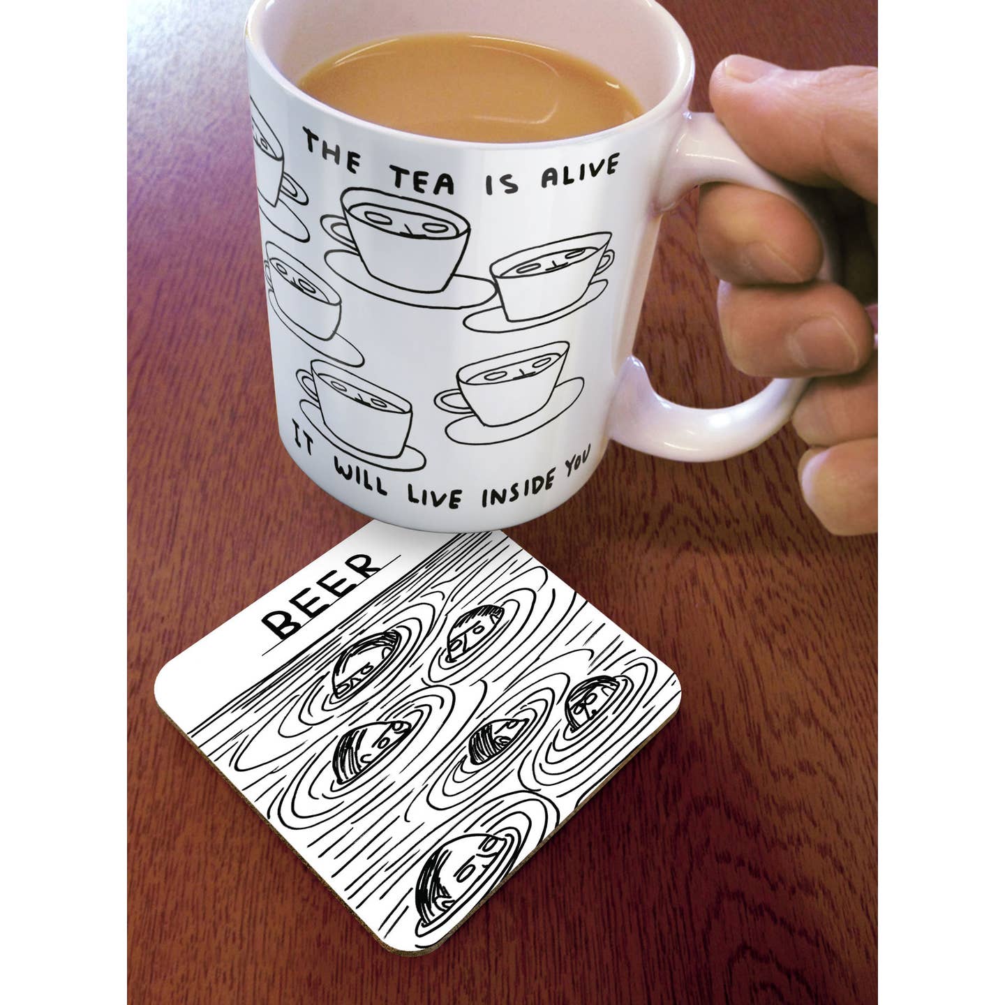 Beer Coaster - David Shrigley