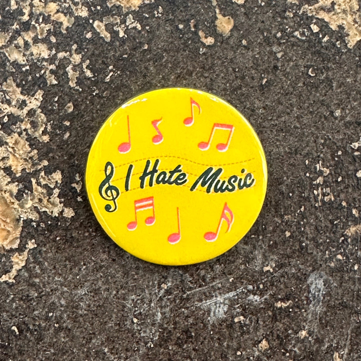 I Hate Music Button