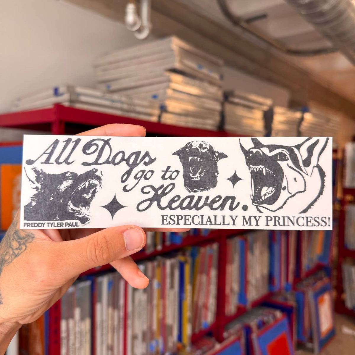 All Dogs Go To Heaven Bumper Sticker