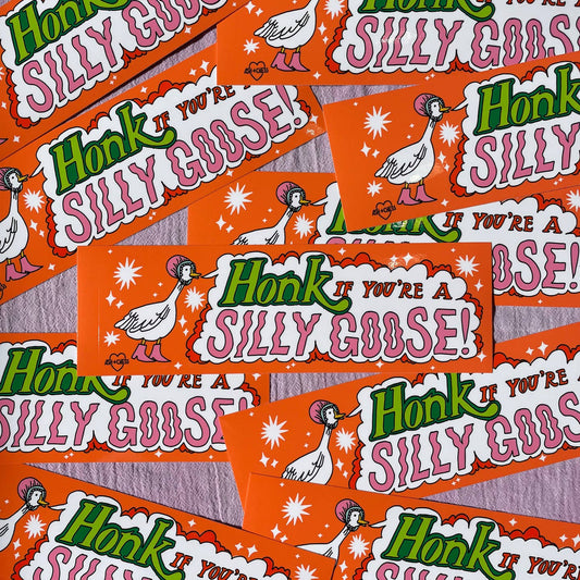Silly Goose Bumper Sticker