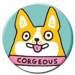 Corgeous - Best In Show Dog Button