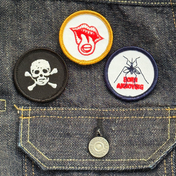 Skull And Cross Bones - Mini Patch - World Famous Original