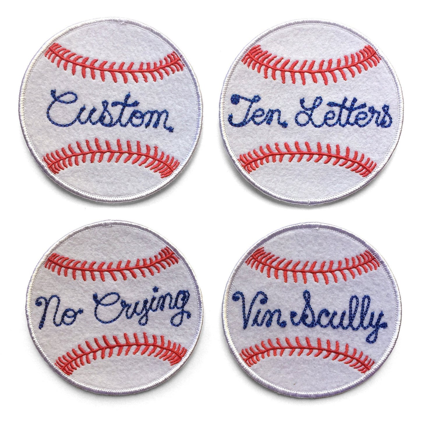 CUSTOM Baseball Chainstitch Patch - World Famous Original