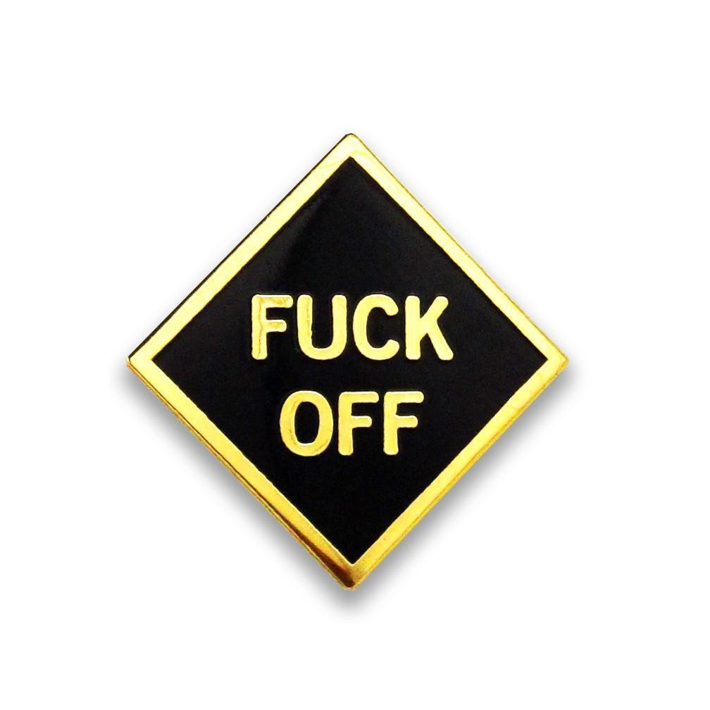 Fuck Off Enamel Pin – World Famous Original