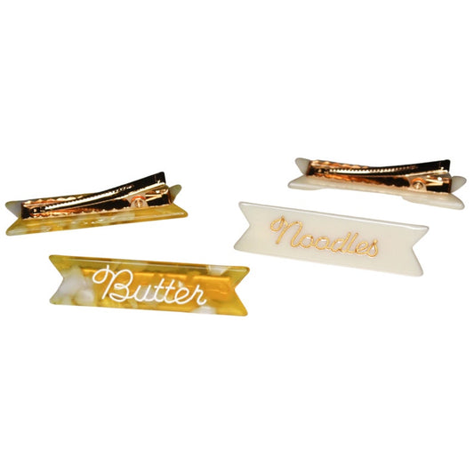 Butter Noodles Hair Clip Set