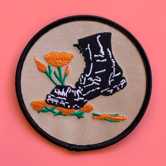 Stamp Out Poppies Patch