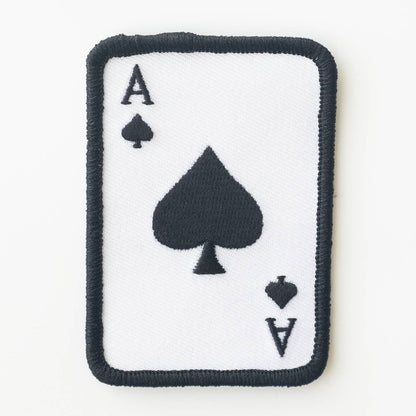 Ace of Spades embroidered patch