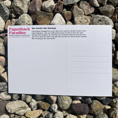 She Smells Like Hot Dogs Postcard