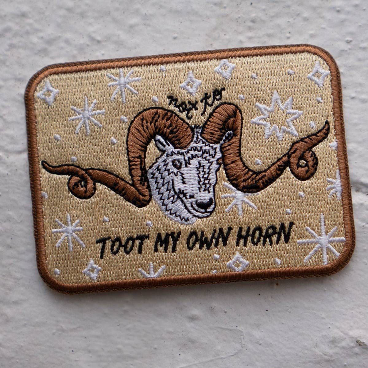 Toot My Own Horn Sticky Patch