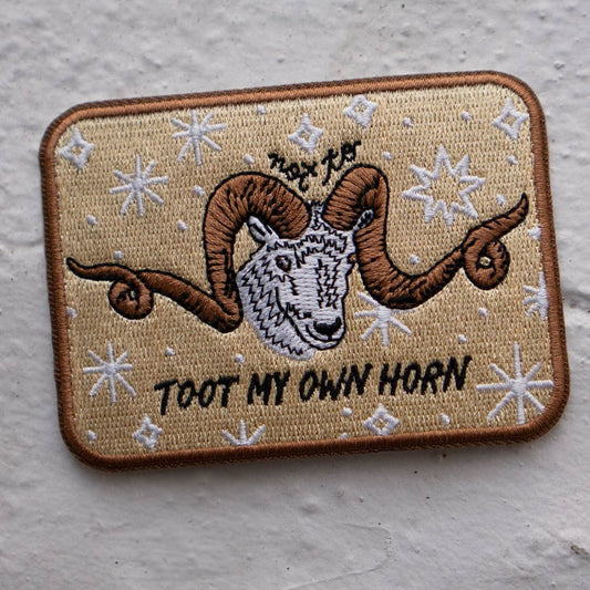 Toot My Own Horn Sticky Patch