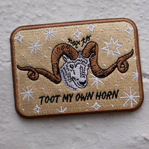 Toot My Own Horn Sticky Patch