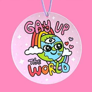 Gay Up The World Air Freshener