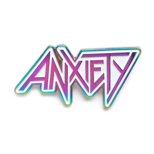Anxiety Enamel Pin