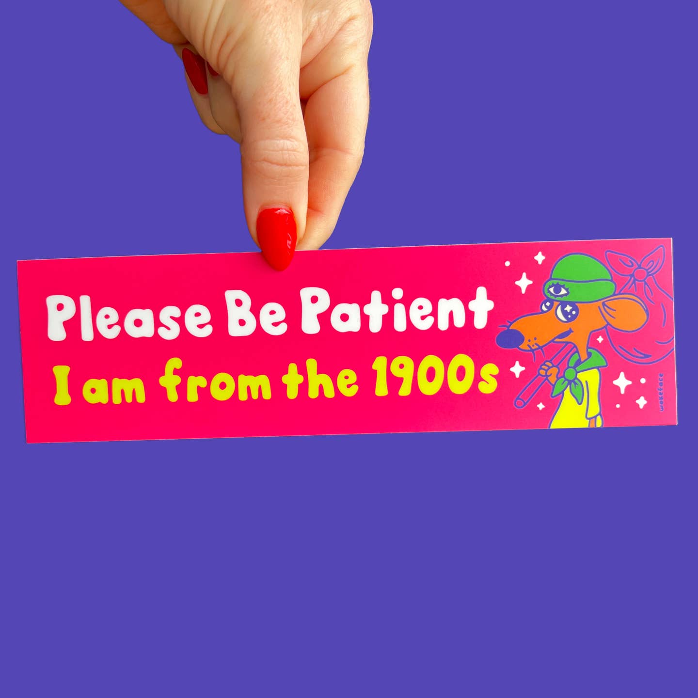 Please Be Patient... Bumper Sticker