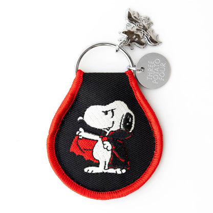 3P4 X Peanuts® Halloween - Snoopy Dracula Patch Keychain