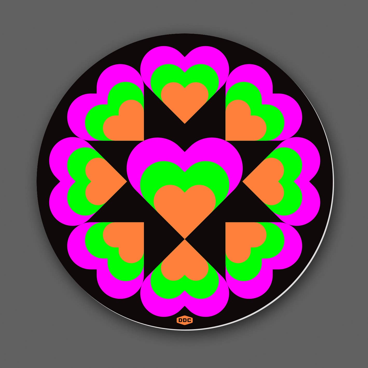 DDC-340 “Heart Roundtable” Sticker