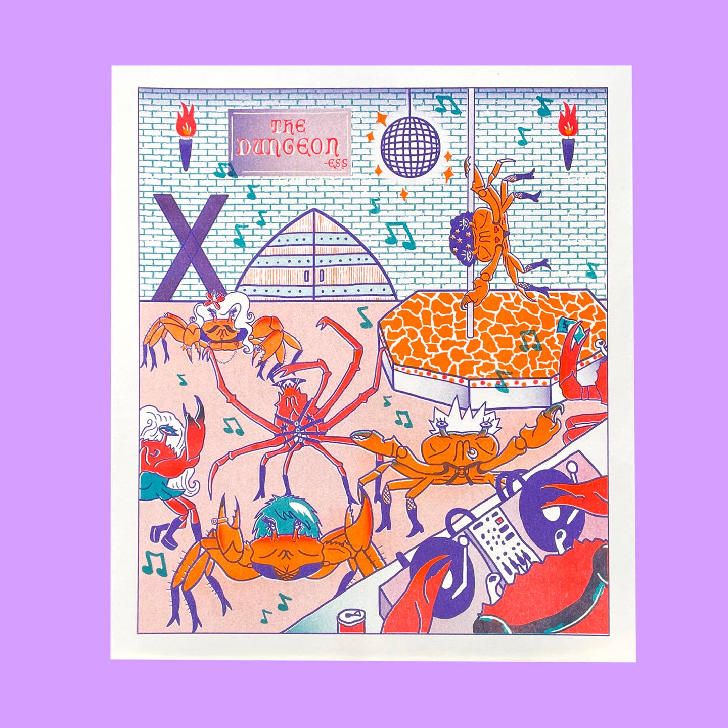 The DUNGEONess Party - Riso Print