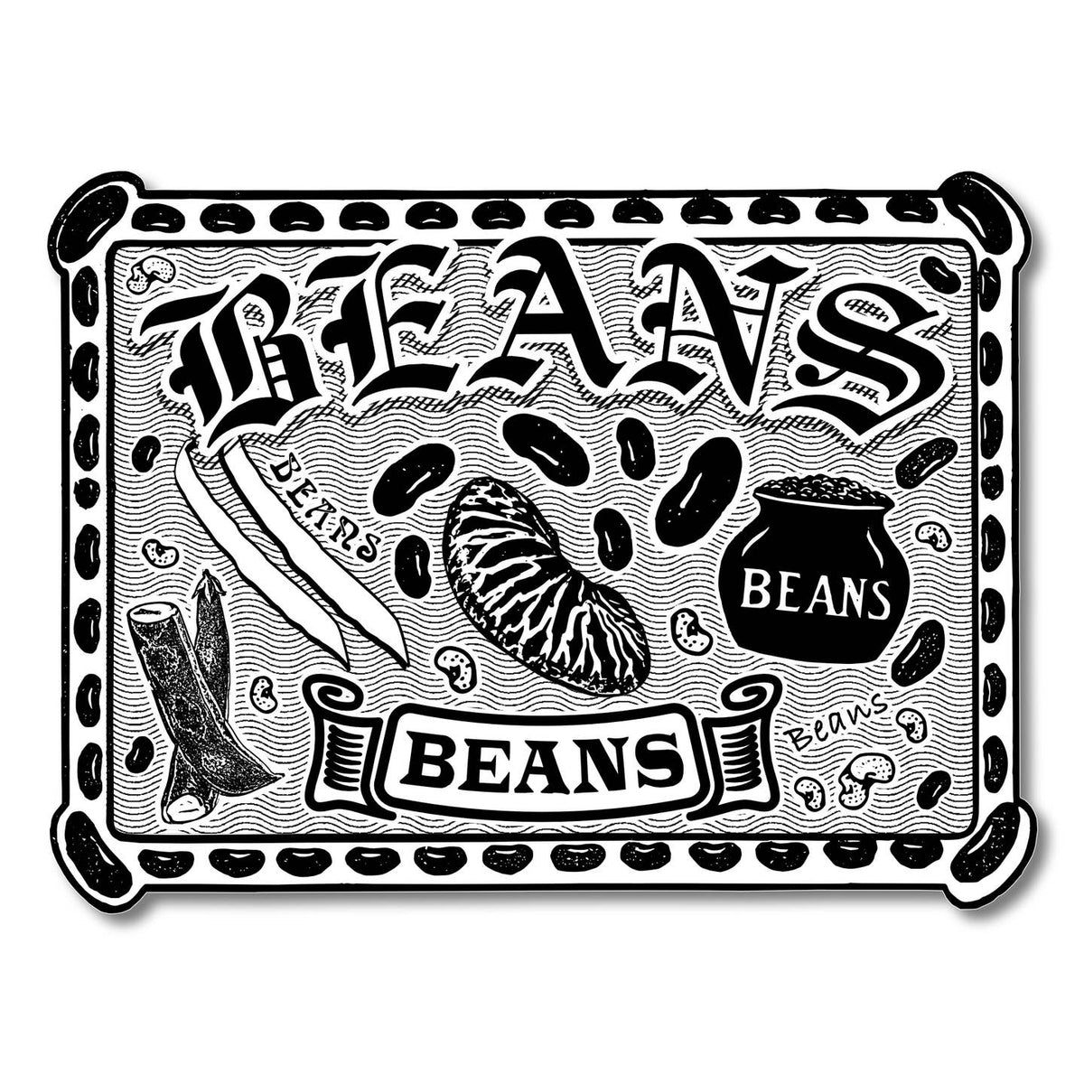 Beans Sticker
