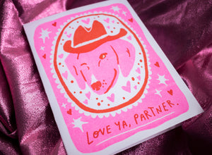 Love Ya, Partner Card