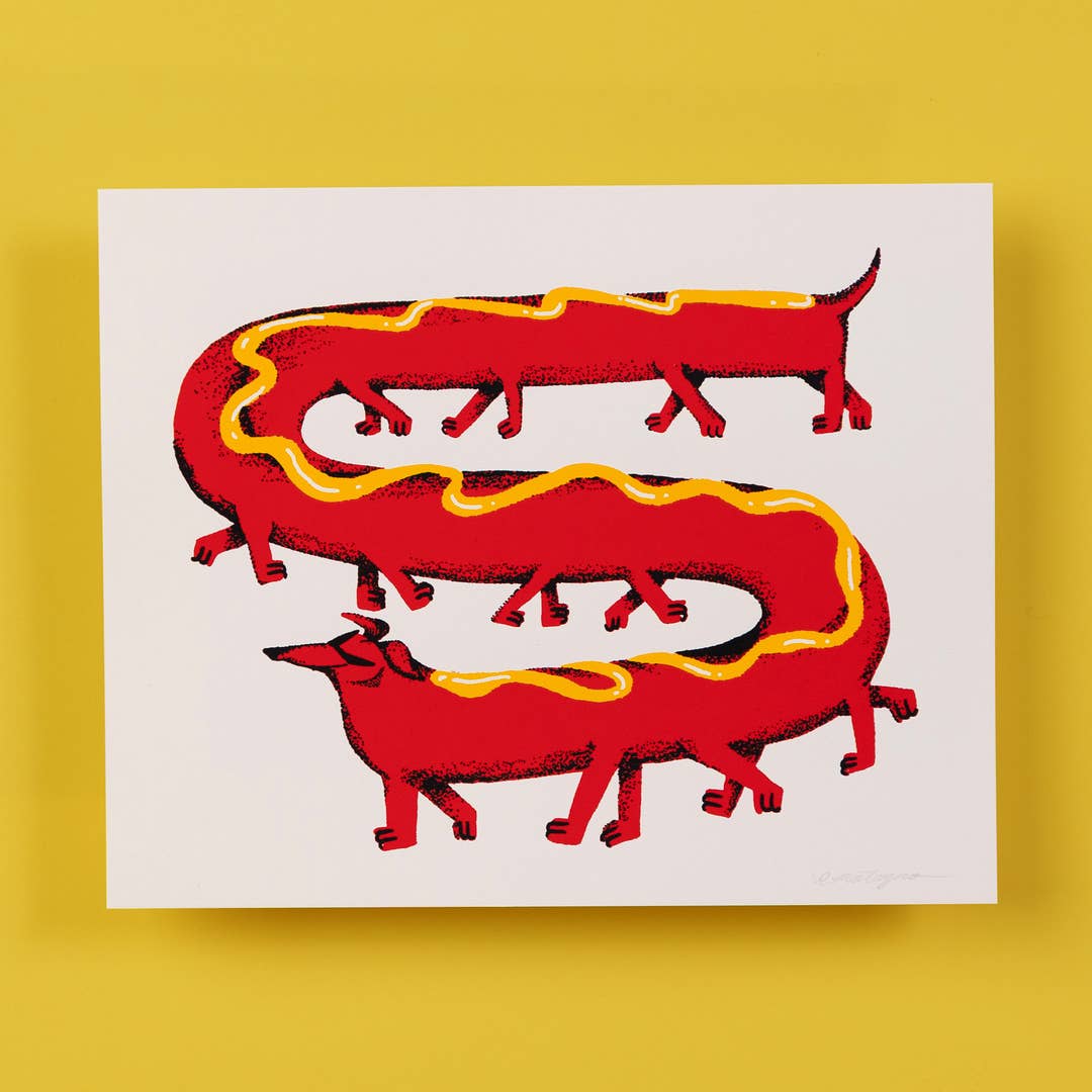 Get A Long Little Doggie - Screen Print