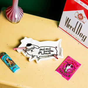 Oui Weed Dog Ashtray