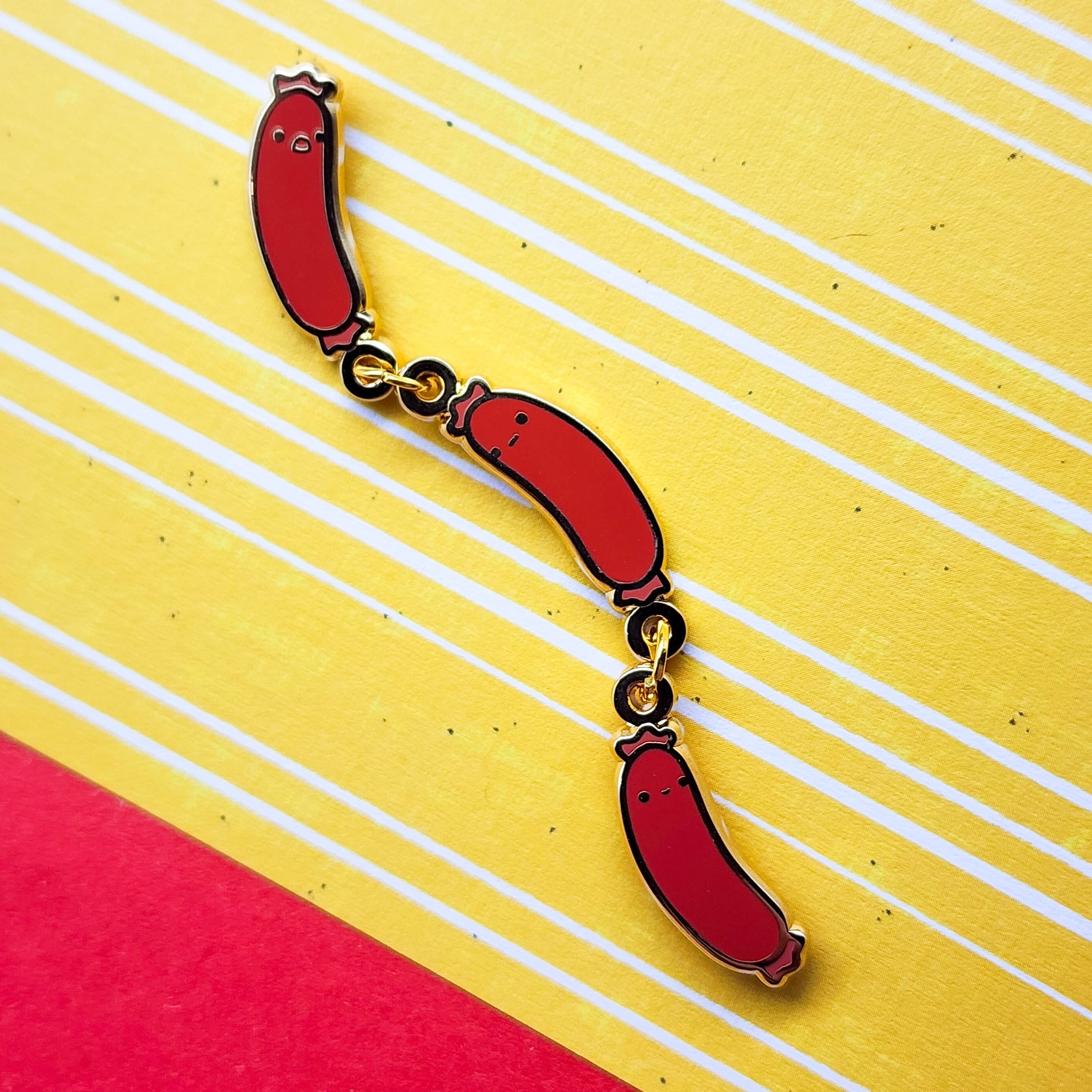 Weenies Chained Enamel Pin – World Famous Original