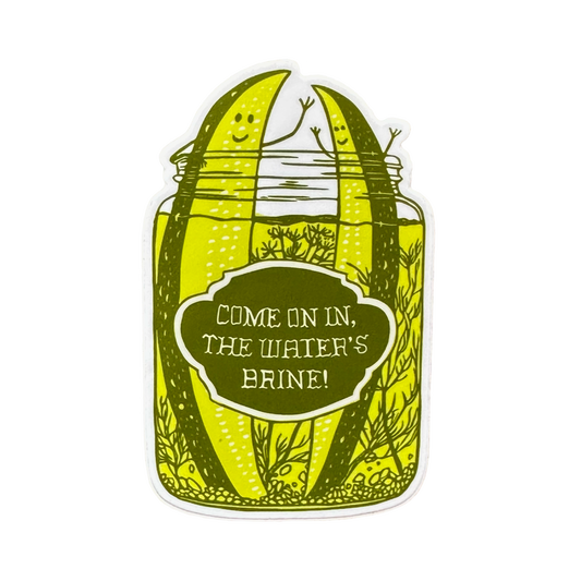 Cute Pickle Sticker