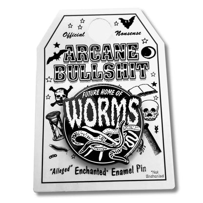 Future Home Of Worms Enamel Pin