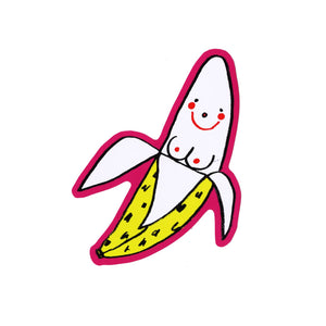 Titty Banana Sticker