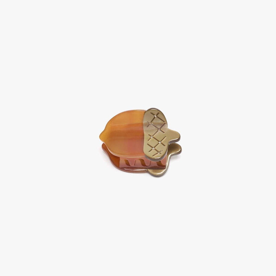 Acorn Mini Hair Claw Clip Cellulose Acetate Fall Accessory