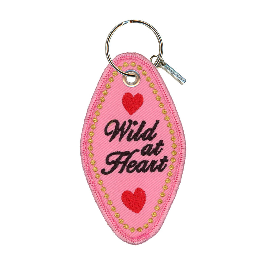 Wild At Heart Embroidered Keychain