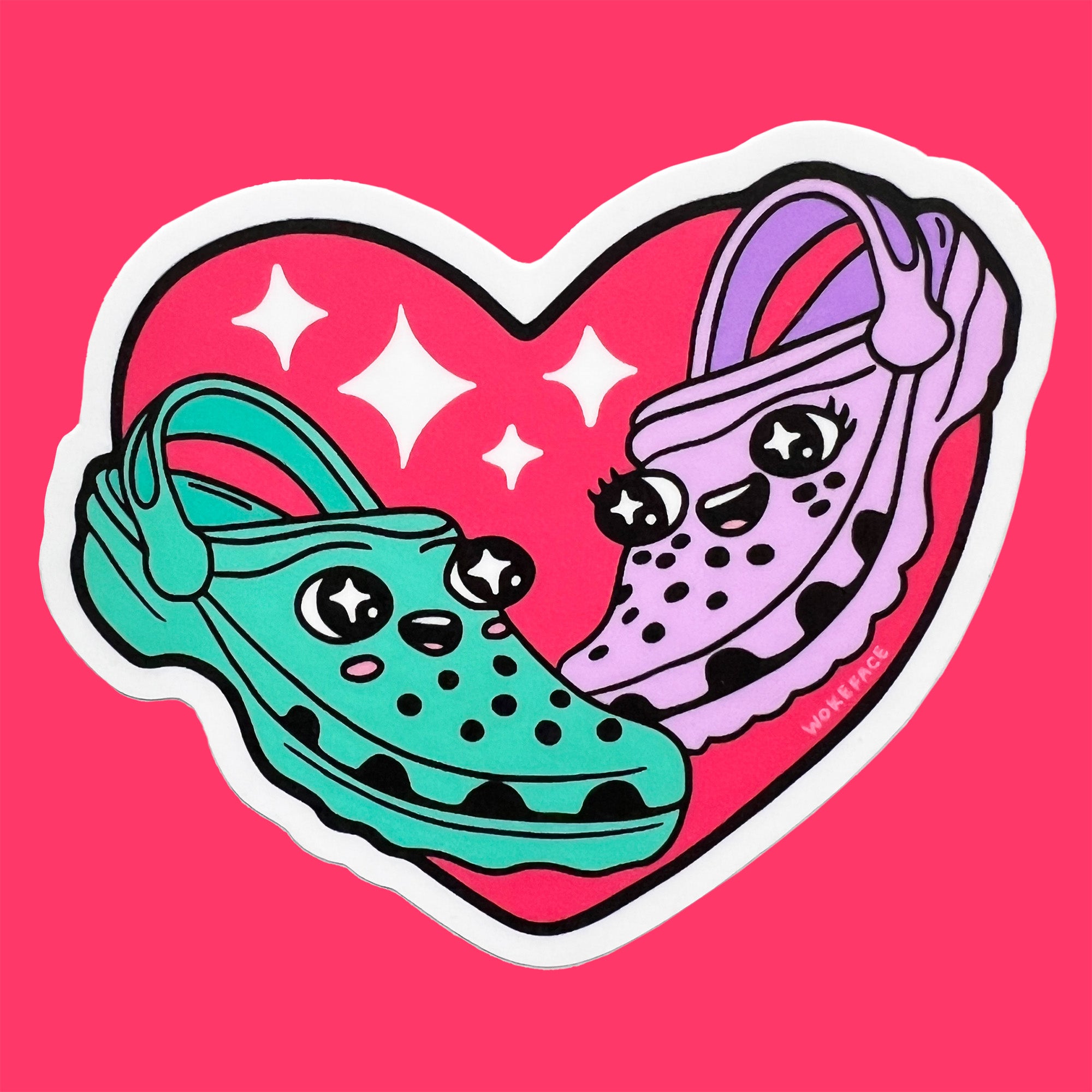 Crocs Stickers Button Crocs Love Sticker – World Famous Original