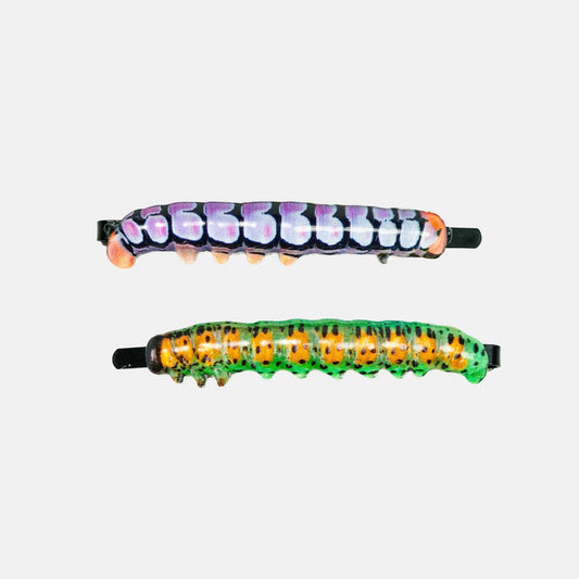 Caterpillar Slide Clips Hair Clips