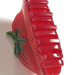 Mega Strawberry Hair Claw