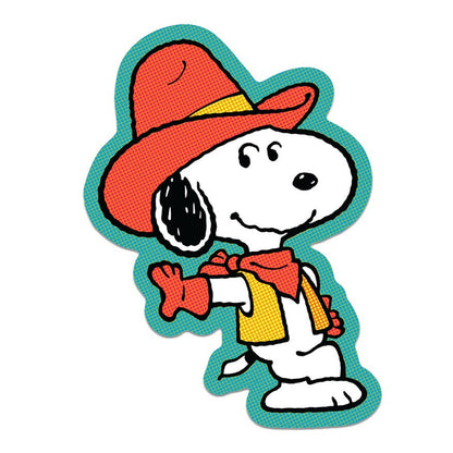 Howdy Partner Snoopy - Die Cut Sticker