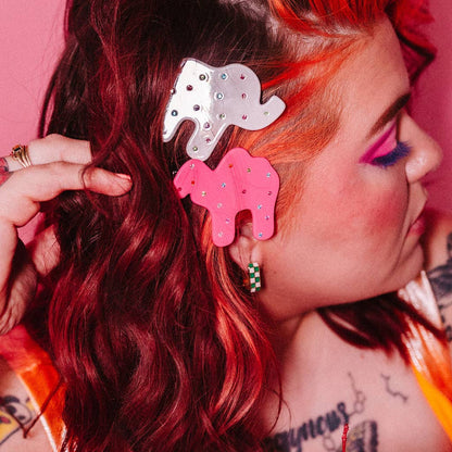Animal Cracker Hair Clip Set