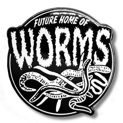 Future Home Of Worms Enamel Pin