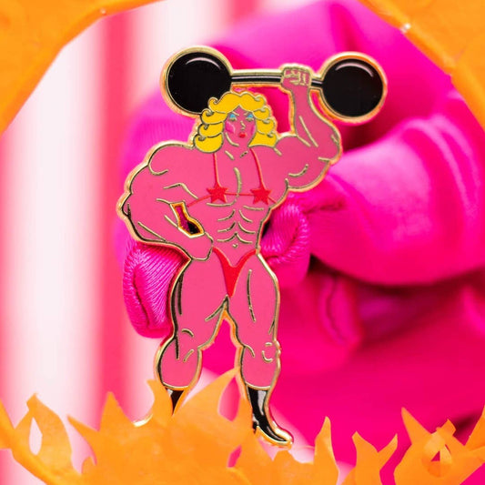 Strong Woman Enamel Pin
