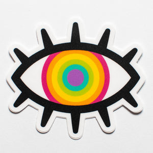 Rainbow Eye Sticker