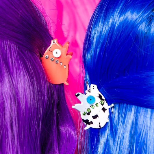 Piggy Hair Claw - Pink