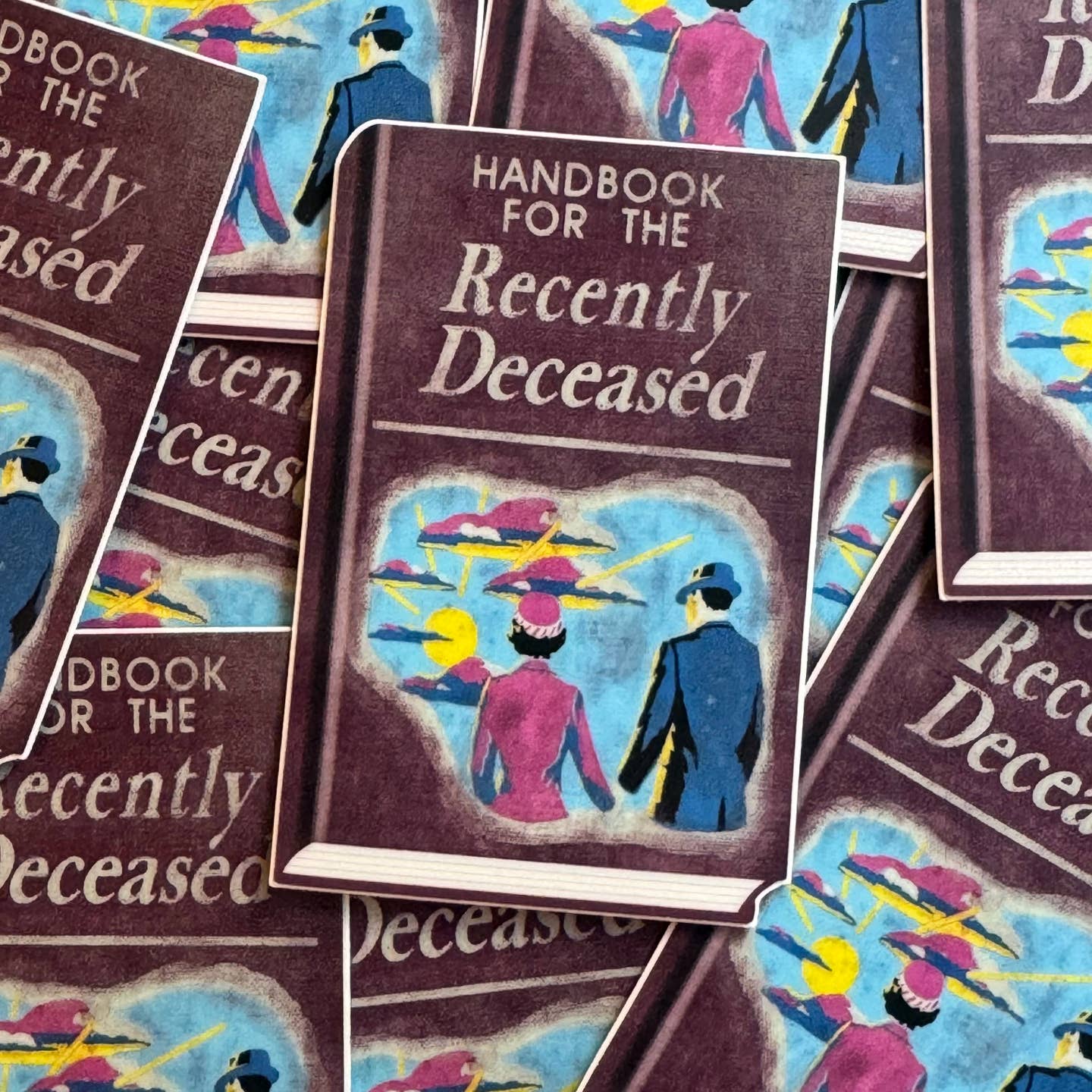 Handbook for the Recently Deceased Sticker
