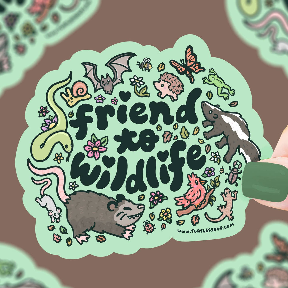 Friend To Wildlife Sticker
