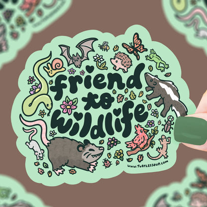 Friend To Wildlife Sticker