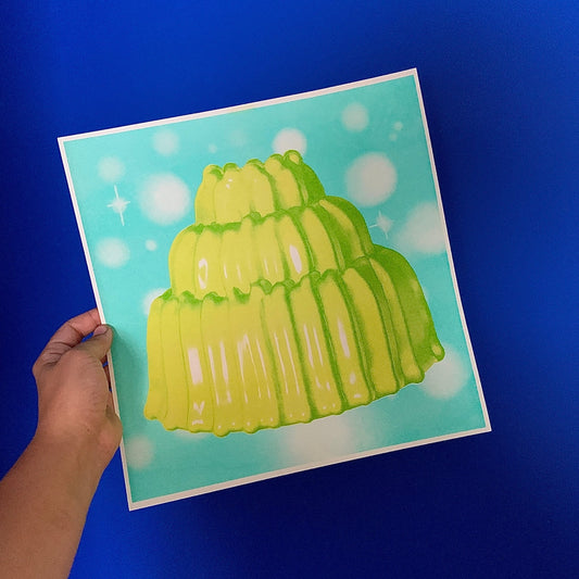 Radioactive Jell-O - Risograph Print